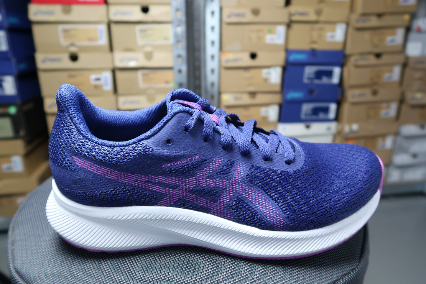 ASICS PATRIOT 13 WOMEN DIVA BLUE ROAD RUNNING
