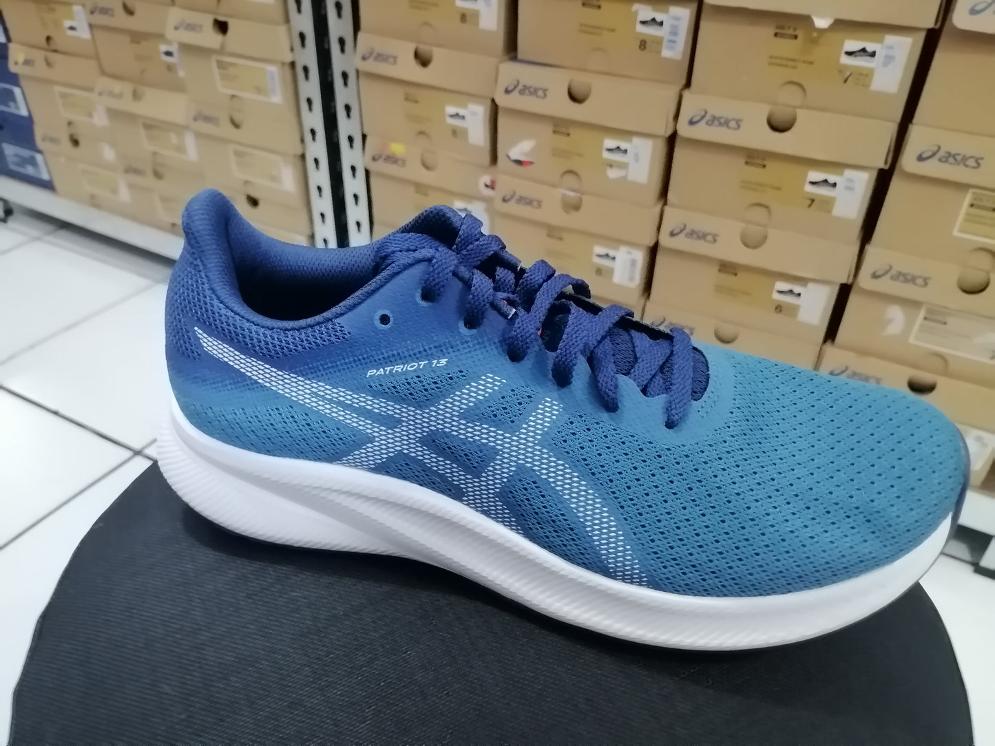 ASICS PATRIOT 13 MENS AZURE ROAD RUNNING