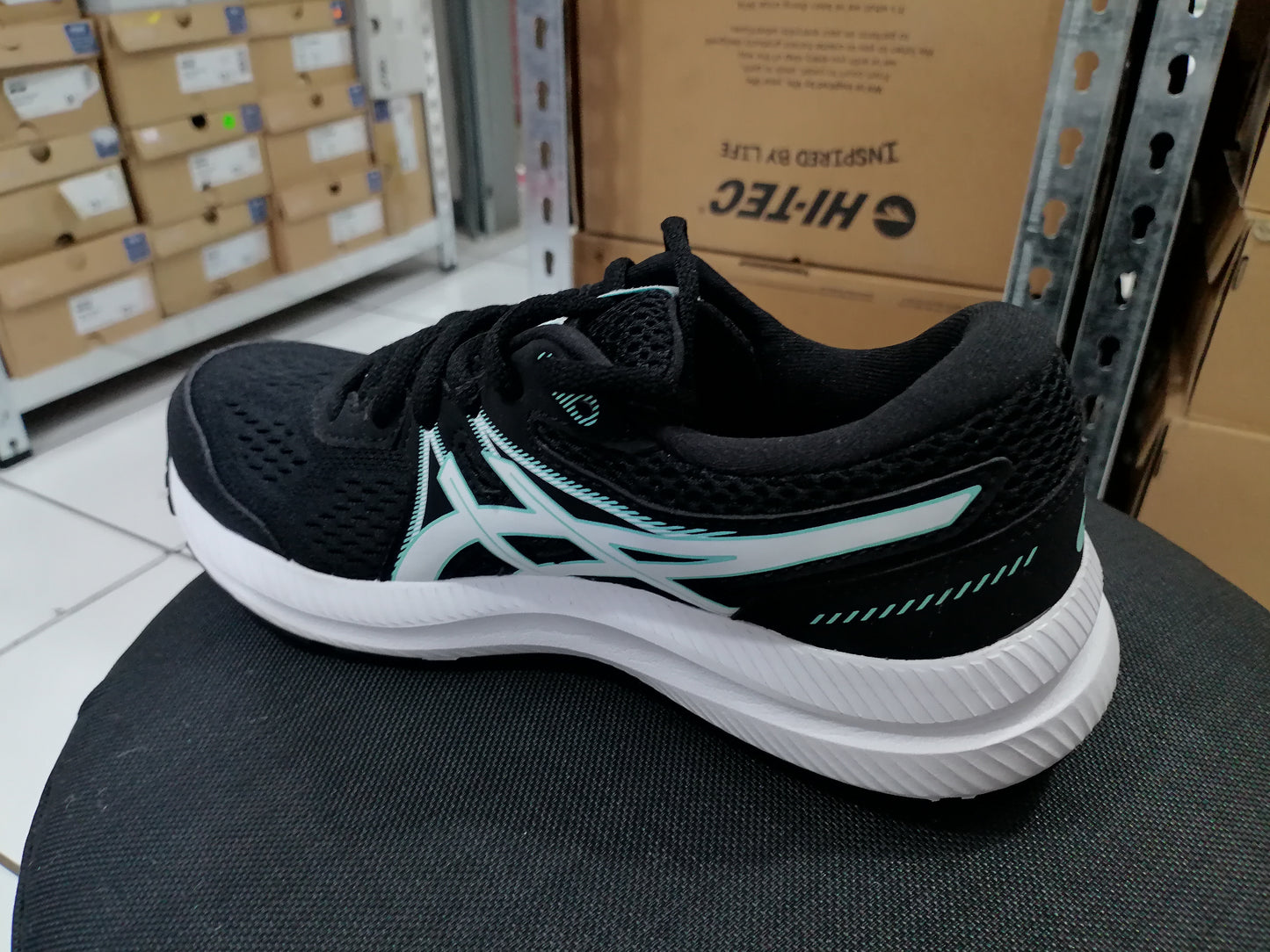 ASICS GEL-CONTEND 7 WOMENS ROAD RUNNING SHOE BLACK