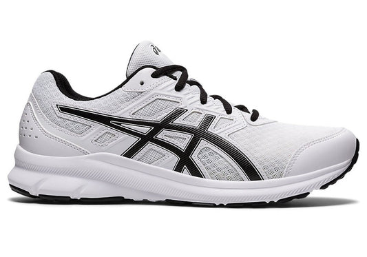 ASICS MENS JOLT 3 BEGINNER RUNNING SHOE (WHITE/BLACK)