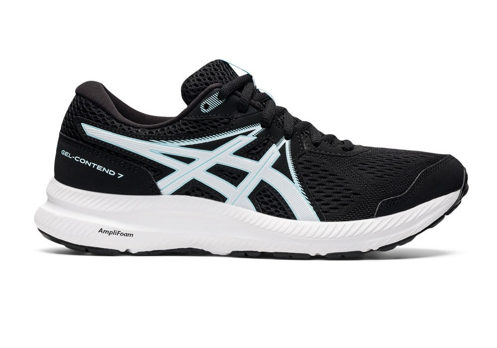 ASICS GEL-CONTEND 7 WOMENS ROAD RUNNING SHOE BLACK